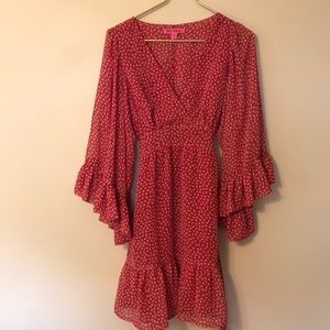 BetseyJohnson Red Floral dress